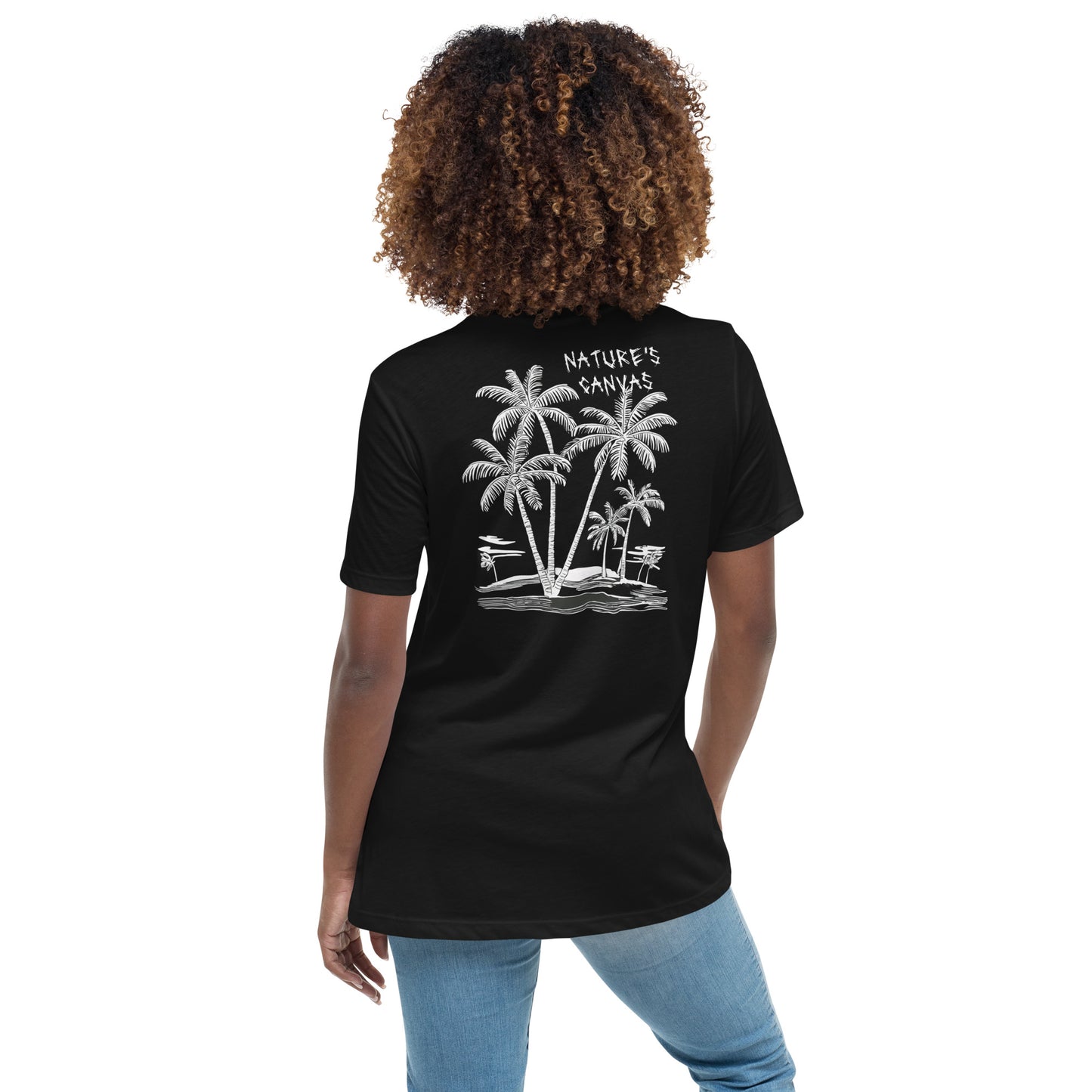 Women's Relaxed T-Shirt "Palm Island"